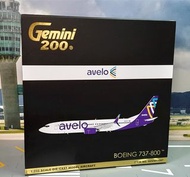清貨減價 GeminiJets 1:200,飛機模型 Avelo Airlines B737-800,G2VXP1097