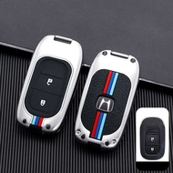 Honda 2022 Case Cover Key Protector ฝาครอบกุญแจโลหะ Civic 2021 FE HRV อุปกรณ์เสริม Top Auto Zone