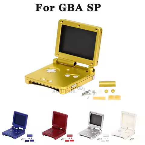 Replacement Full Housing Shell Case Compatible with Gameboy Advance SP GBA SP Console Accessories