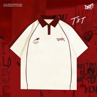 YBSY! TXT HEAVEN POLO TWO TONE TEE SANCTUARY Polo Shirt