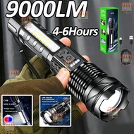A76 High Power LED lampu suluh Rechargeable Flashlight 7 Modes 18650 Battery Portable Torch light Zo