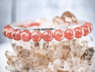 無盡迴圈【印加玫瑰】冰種紅紋石 水晶手鍊 一物一拍