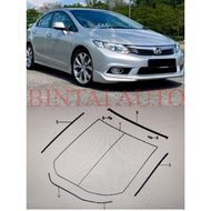 TRO CIVIC FB 2012-2015 FRONT WINDSHIELD MOULDING/ CERMIN BESAR MOULDING
