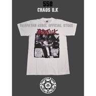 Metal / Punk / Grudge Short T-Shirt / Original PRACATAN REBEL Music T-Shirt (Size L) - CHAOS UN (558