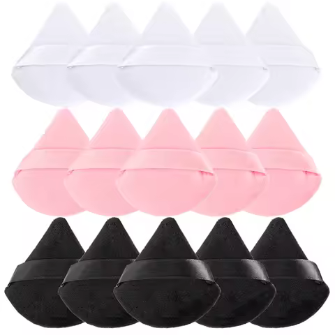 1/2/4pcs Triangle Powder Puff Soft Velvet Facial Makeup Sponge Puff Mixer Beauty Foundation Make-Up 