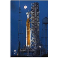 The Us Moon Landing Rocket Artemis  Astronaut Room Aesthetics Wall Art Posters Wall Art Paintings Ca