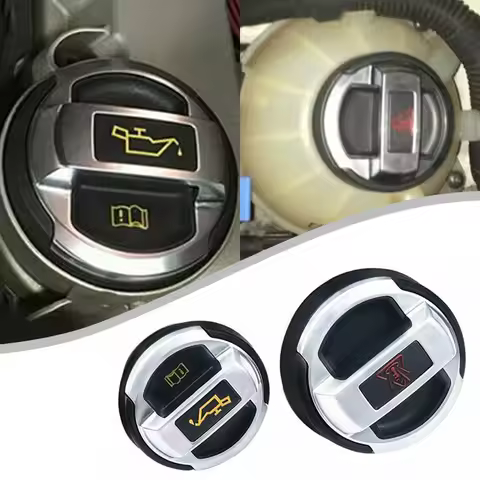 2Pcs Coolant Oil Filler Expansion Tank Cap Lid Cover For R8 A3 A4 A6 A8 Q7 TT SEAT IBIZA LEON Ford V