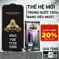 Vivo Y12s, Y20, Y20S (v2026) Cowcase full screen tempered glass | Screen protector for Vivo