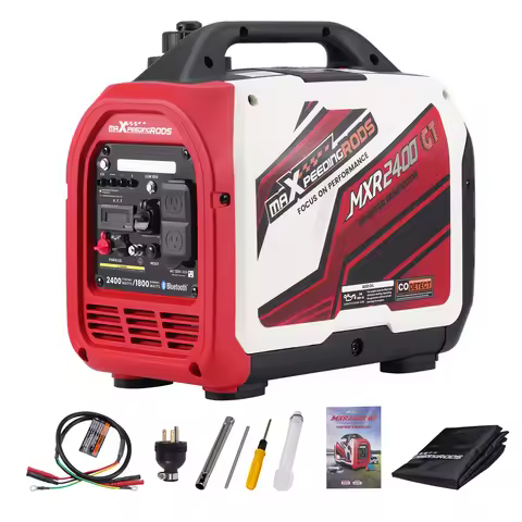 Quiet Portable Inverter Generator 1800W 58dB Lightweight 33 lbs for Camping RV
