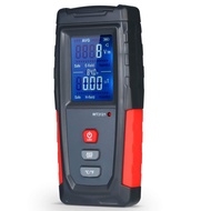 EMF Meter USB Rechargeable Radiation Detector for Electromagnetic Field and Temperature Precise for