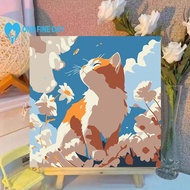 Digital Oil Paint By Numbers 20cm Canvas Frame Diy Art Painting Toy Number I0z1