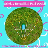 Giant Bubble Stick 4 Beradik & Pati 200Ml (1 Liter)