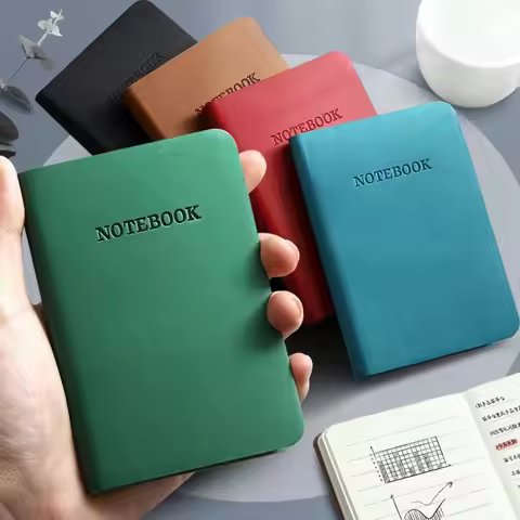 1Pcs A7 Mini Notebook Portable Pocket Notepad Memo Diary Planner Agenda Organizer Office School Stat