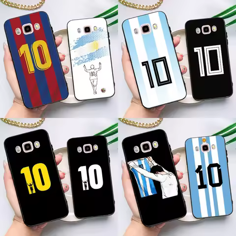 Football Number 10 Case For Samsung Galaxy J4 J6 Plus 2018 J8 A6 A7 A8 A9 J1 A3 A5 2016 J3 J5 J7 201