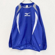 古著津濃（MIZUNO）套頭外套，藍色，L碼