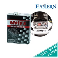 EASTERN Moty's M111 M111H Engine Oil Motys Racing Fully Synthetic Japan Made Minyak Enjin 0w20 5w30 