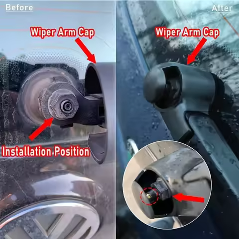 2Pcs Plastic Car Rear Windscreen Wiper Washer Water Nozzles Jet 3B9955985A for Mercedes W169 W245 BM