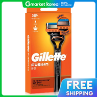 Gillette | มีดโกนรุ่น Fusion แบบใช้มือ อุปกรณ์โกนหนวด x 6 ชิ้น