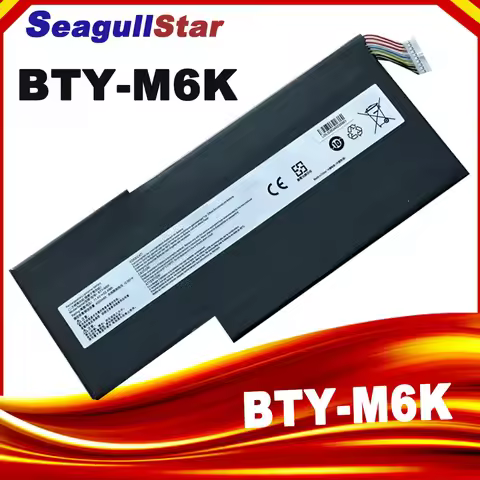 BTY-M6K Laptop Battery for MSI MS-17B4 MS-16K3 GF63 Thin 8RD 8RC GF75 Thin 3RD 8RC 9SC GF65 Thin 9SE