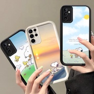 BK-25 Snoopy Shockproof Casing for Samsung A55 A54 M15 S25 S24 S21 FE Ultra