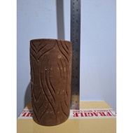 Mad Pleco Cave Carved Round Large Size