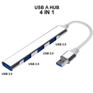 USB C ฮับตัวแปลงแบบหลายพอร์ตUSB 3.0ฮับกับการชาร์จข้อมูล USB CUSB3.0 2 * USB2.0พอร์ต5-In-1 USB C ถึง 