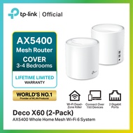 TP-Link Deco X60 AX5400 Whole Home Mesh WiFi 6 Router ตัวขยายสัญญาณ WiFi รับประกันตลอดการใช้งาน