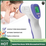 kesihatan ✺Digita Infrared Forehead Theometer Gun Temperature Penembak Pengimbas Suhu Teometer Scaner Cek Suhu Badan Baby❁