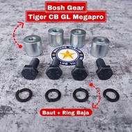 Bosh Gear Tiger Revo Megapro Primus Lama Gl Pro Max Bahan Besi Baut Ring Baja