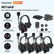 Saramonic WiTalk9 Wireless Intercom System 9-Person Full-Duplex Headset for Film Production Live Sho