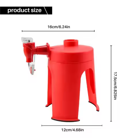 A99U Soda Dispenser Fizz Dispenser Drink Dispenser Water Dispenser Party Cola Sprite, Red