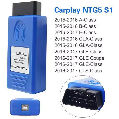 Car OBD2 Activation Tool For Apple/Android CarPlay NTG5 S1 Original Protocol Communication For Merce