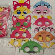 Instock new arrival !! Pinkfong baby shark kids mask brand new 15pcs per set .. 5 packs Instock only .. while stock last