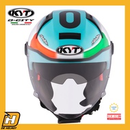 KYT DCITY Leopard Tricolore Italy Helmet | PSB Approved Helmet | KYT D-City Helmet | ECE 2206 | DR H