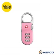 Yale YTP2/26/216/1P - TSA Clip on Combination Padlock Pink