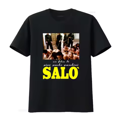 Salo 120 Days Of Sodom Movie Paolo Pasolini Horror Exploitation Long Sleeve T Shirt Top Unique vinta