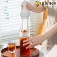 GLENES Cold Brew Coffee Pot, Large Capacity with Filter Cold Brew Coffee Maker, Portable Sealed Leak
