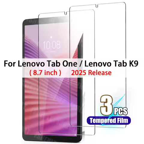 Screen Protector for Lenovo Tab One (8.7 inch) 2025 HD Scratch Resistant Free Bubble Tempered Glass 