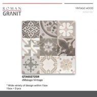 Roman Granit dMalaga Vintage 60x60 /lantai teras/lantai tegel murah