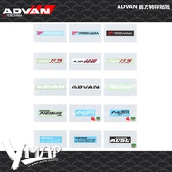 Ready Stock ADVAN Genuine LOGO Transfer Sticker NEOVA AD09 Tire Merchandise JDM Boutique Imported fr