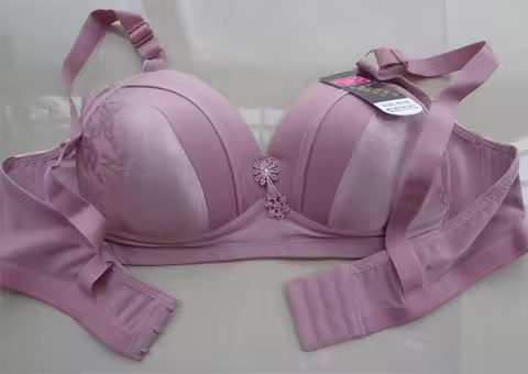 34 32 36 38 40 42 44 C D cup bra Large soft thin wireless underwear bra rough shoulder strap holder 