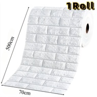 1pc -5m - 3D Self-Adhesive Foam Brick Wall Panel - Waterproof & Easy-to-Apply Vinyl Wallpaper Easy t