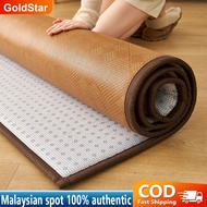 Gold Star Summer Bamboo Rattan Mat Tikar Buluh cooling pad  foldable Rotan Tikar Tatami Carpet 凉席