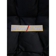 RUN 2NR Cutting Sticker RUN2NR/ Size 20 x 4 CM Cutting Sticker (1W)