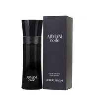 GIORGIO Armani Code EAU DE TOILETTE POUR HOMME 阿瑪尼黑色印記密碼女士淡香水75ml 持久自然留香