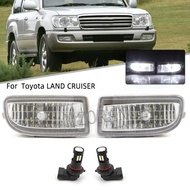 LED Fog Lights Headlight for Toyota Land Cruiser 100 LC100 FZJ100 1998-2007 Halogen Fog Bumper Drivi