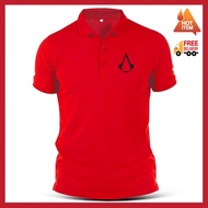 Bazinga Flash Big Bang Embroidery Baju Cotton Sheldon Polo T Shirt Unisex Pakaian T-Shirt Shirts Cas