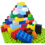 Building Blocks Set for Kids with Baseplate Big Building Bricks 101Pcs Classic Bulk Sensory Toy for 