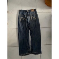 EVISU BOOTCUT BUCKLEBACK DENIM