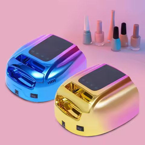 Professional Rechargeable 96W UV LED Portable Cordless UV Light for Nail Lamp Machine 4 Timer Settin